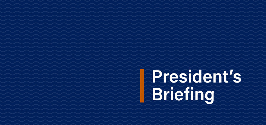 President's Briefing branding wordmark 