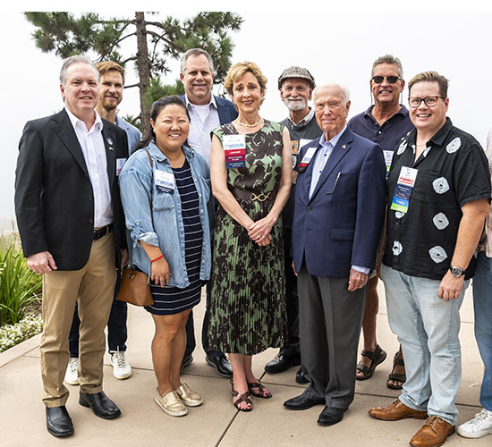 Law school alumni group posing