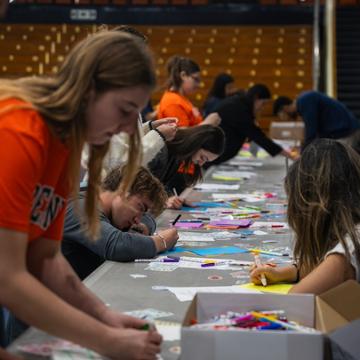 Students draft care cards