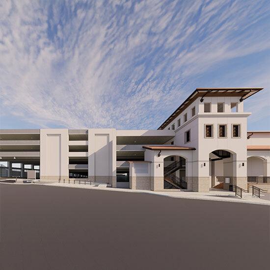 Mountain at Mullin Park parking garage takes shape on Pepperdine Malibu Campus | Newsroom