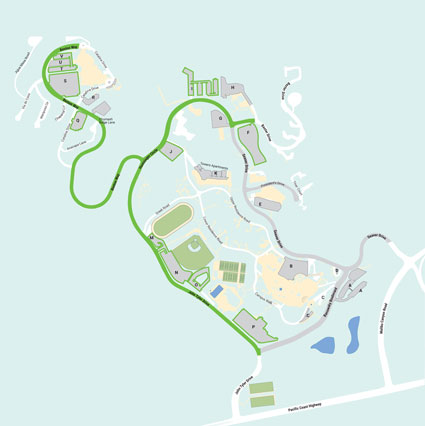 R (Resident Student) parking map (small)