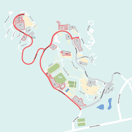 T (Towers Resident Student) parking map (small)