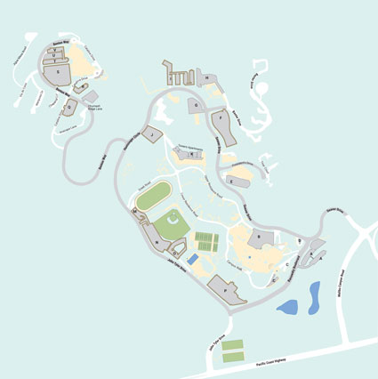 CV (Campus Vendor) parking map (small)