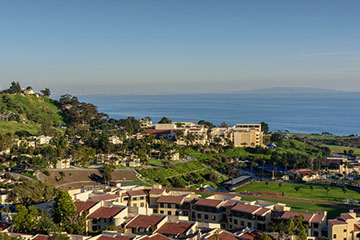 ocean view from campus housing